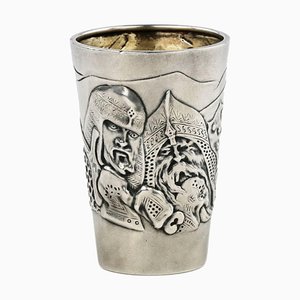 Silver Vodka Cup from Mikhail Tarasov Bogatyrskaya Zastava