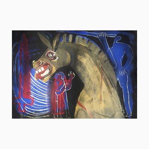 Wayne Summers, Balaam's Donkey, 2022, Acrylique sur Papier