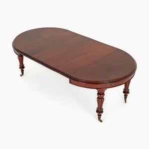 William IV Dining Table Extending Mahogany