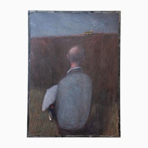 Julian Dyson, Grandfather, 20th Century, Oil Painting, Framed