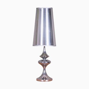 Polished Silver Table Lamp