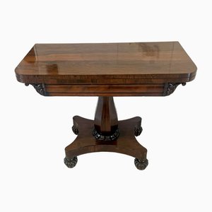 Regency Rosewood Tea/Console Table, 1830s