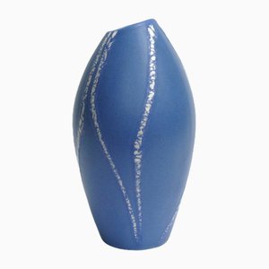Azur Vase von Liesel Spornhauer für Schlossberg Ceramic, 1955