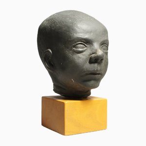 Sculpture of Child's Head by Astrid Taube, 1950s