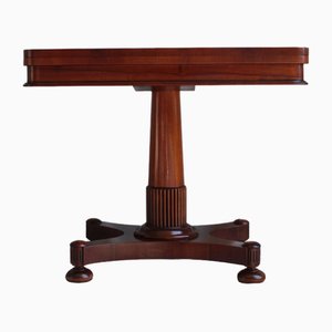 Mahogany Game Table, Portugal, 1930s