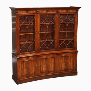 Bevan Funnell Curved Astral Glazed Bookcase Display Cabinet