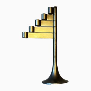 Steel Bougeoir Candle-Holder, 1970 by Georges Bourgeois for Habitat