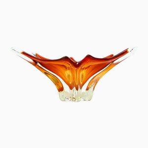 Art Deco Schale von Murano Glassworks, Italien, 1950er