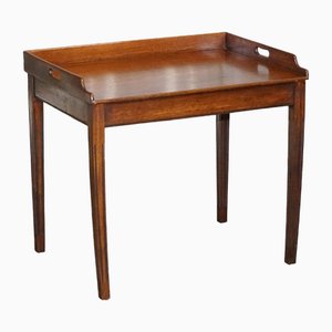 19th Century Victorian Butlers Serving Tray on Stand in Mahogany, 1920s
