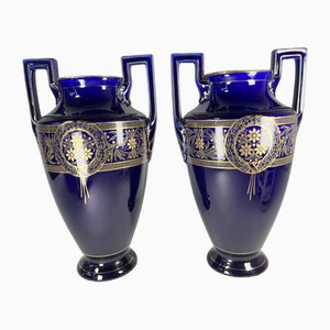 Vasi di Amphora Boch Frères Keramis 1890, set di 2