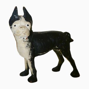 Original Cast Iron Dog Doorstop, 1930s