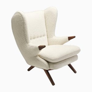 Model 91 Lounge Chair attributed to Svend Skipper for Skipper, Denmark, 1960s