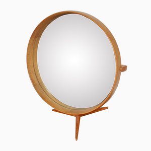 Wooden Framed Table Mirror by Uno & Osten Kristiansson for Luxus, 1960