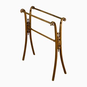 No. 3 Towel Rack in Curved Wood attributed to Michael Thonet for Thonet