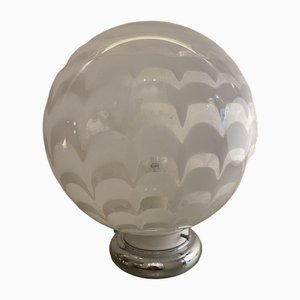 Große kugelförmige Murano Glas Lampe von Mazzega, 1970er