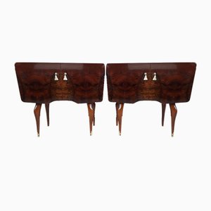 Butterfly Bedside Tables by Ico Parisi, 1950, Set of 2
