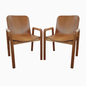Vintage Dining Armchairs by Carlo Bartoli, 1979, Set of 2