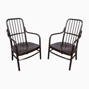 A 63/F Armchairs by Josef Frank from Thonet, 1930s, Set of 2