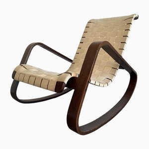 Rocking Chair attribué à Luigi Crassevig, 1970s