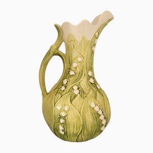 Vintage Italian Lily of the Valley Jug in Porcelain