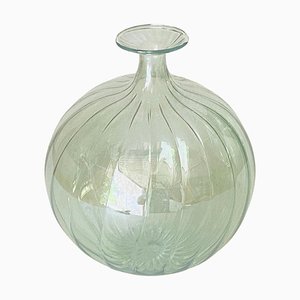 Boccette in vetro di Murano viola e verde di Venini, anni '80, set di 2 in  vendita su Pamono