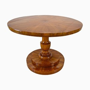 Antique Austrian Biedermeier Center Table in Cherry Veneer, 1830