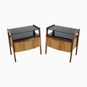 Tables de Chevet, Ancienne Tchécoslovaquie, 1960s, Set de 2