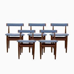 Dänische Vintage Teak Stühle von Hans Olsen für Frem Røjle, 5er Set