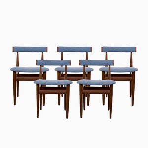 Vintage Danish Teak Chairs by Hans Olsen for Frem Røjle, Set of 5