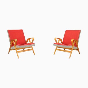 Lounge Chairs by František Jirák for Tatra, 1960s, Set of 2