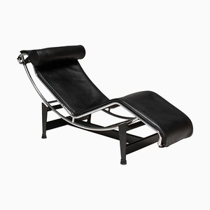 Lc4 Chaise Lounge attributed to Le Corbusier, Pierre Jeanneret & Charlotte Perriand for Cassina, 1998