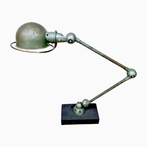 Lámpara de escritorio industrial francesa vintage, años 50