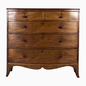 Chest of Drawers in Mahogany Bowfront
