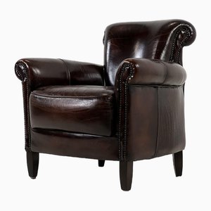 Armchair in Dark Sheep Leather