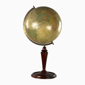Globe Terrestre Vintage en Doré, Allemagne