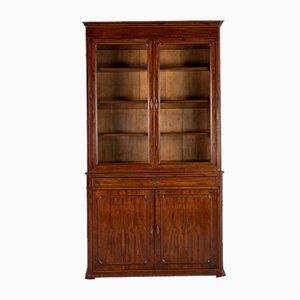 Vintage Brown Mahogany Bookcase