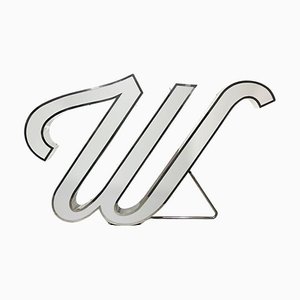 Letter W Graphics Lamp by Circu