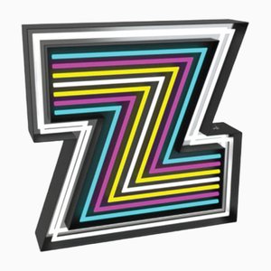 Letter Z Graphics Lamp by Circu
