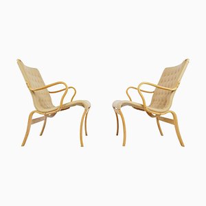 Set of Mina Lounge Chairs attributed to Bruno Mathsson, 1960s