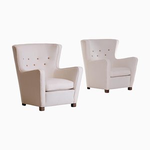 Set of Scandinavian Armchairs, 1930s