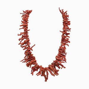 Italian Coral Necklace, 1950s
