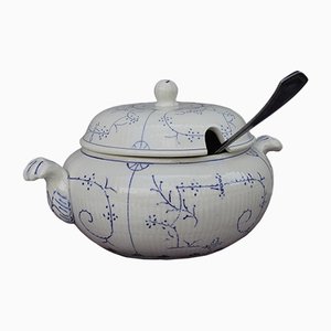Belgian Porcelain Tureen from Boch Frères, 1930s