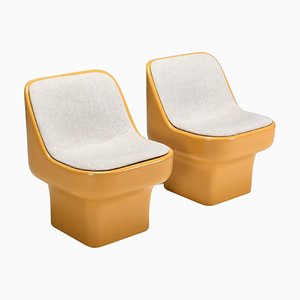 Set of Lounge Chairs by Douglas Deeds for Architectural Fiberglass Co., 1972