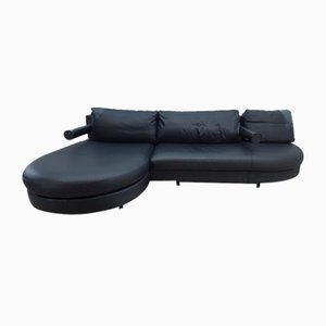 Corner Sofa in Real Leather by Antonio Citterio for B&b Italia / C&b Italia