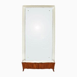 Large Entrance with Backlit Mirror by Osvaldo Borsani for Atelier Borsani Varedo, Italy, 1950s