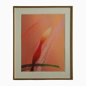 Curt Hillfon, Amaryllis, Serigrafia, anni '60, Incorniciato