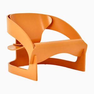 Model 4801 Lounge Chair attributed to Joe Colombo for Kartell, 1960s