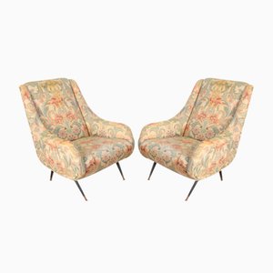 Armchairs by Aldo Morbelli for Isa, Italy, 1950s, Set of 2