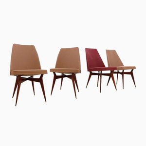 Mid-Century Dining Chairs by Melchiorre Bega, 1950s, Set of 4