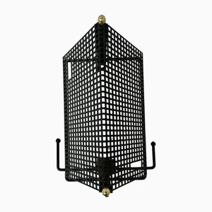 Mid-Century Dutch Perforated Metal Wall Lamp by Tjerk Reijenga for Pilastro, 1950s